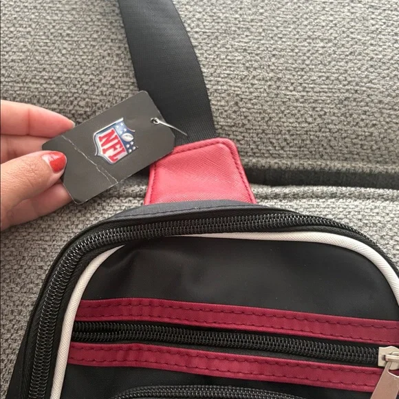 NFL Black and Red Messenger Bag - Picture 3 of 6